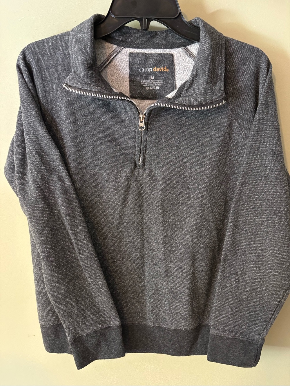 Camp David Women's Charcoal Half-Zip Sweatshirt Pullover